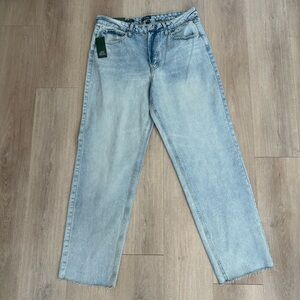 Wild Fable Womens Jeans Size 14 Light Blue High Rise Straight EasyRigid Cotton